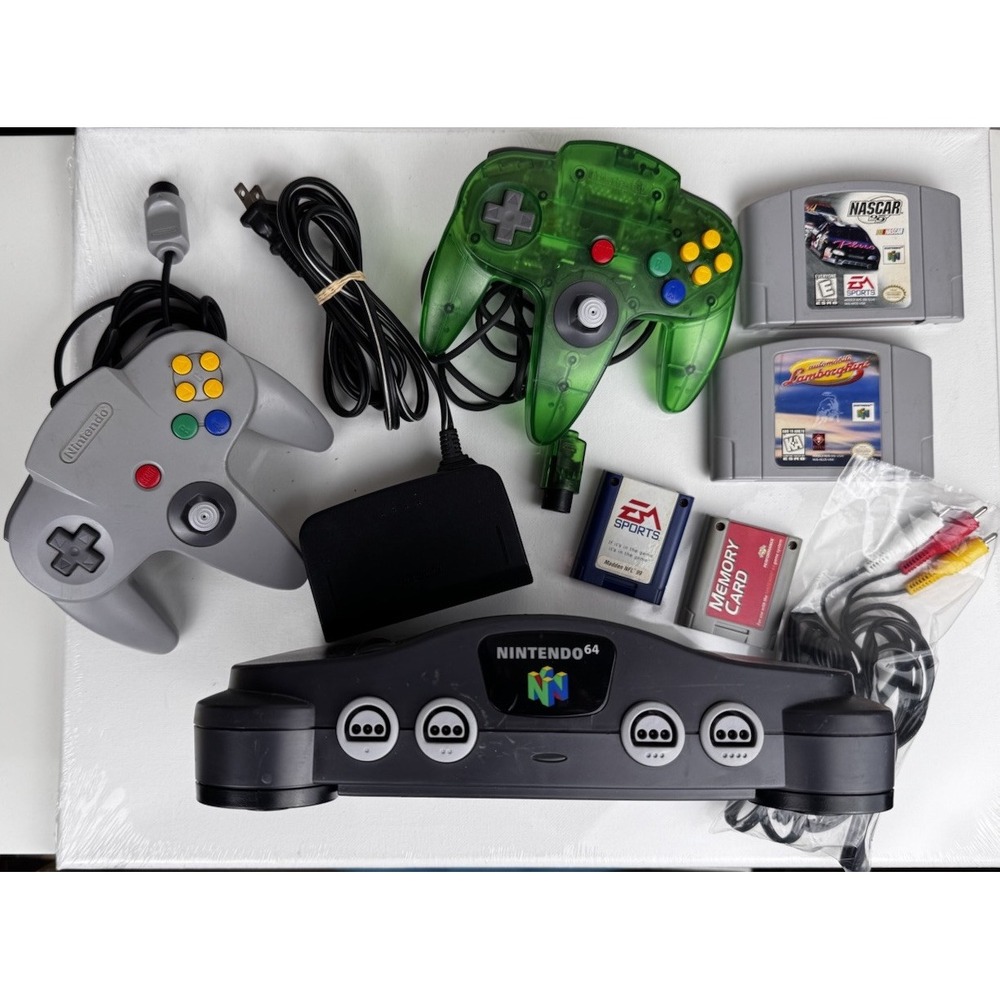 Nintendo 64 Console With OEM Controller N64 Tested And Working NUS-001 USA